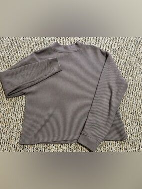 Gap Brown Waffle Knit Long Sleeve